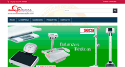 Desktop Screenshot of newtechmedicalperu.com