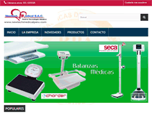 Tablet Screenshot of newtechmedicalperu.com